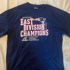 NFL Patriots East Division Champions 2012 Tshirt